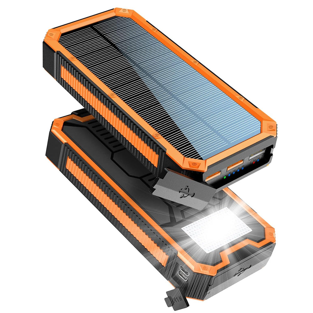 Solar Powerbank with Integrated Flashlight and Fast Charging Function Bowlift