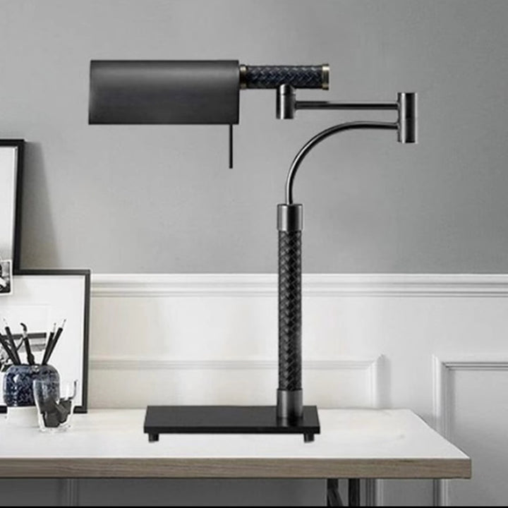 Adjustable Modern Desk Lamp with Sculptural Design