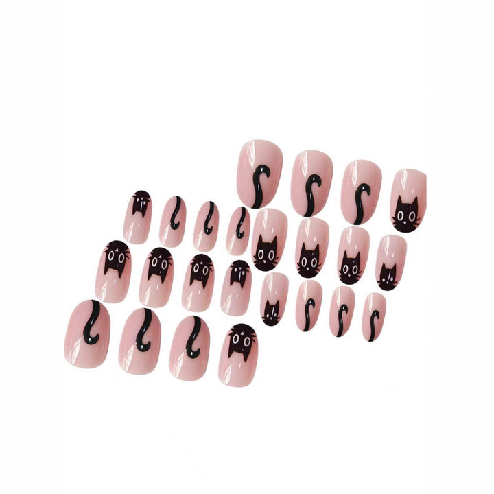 Cat-Themed Nail Art Extensions Bowlift