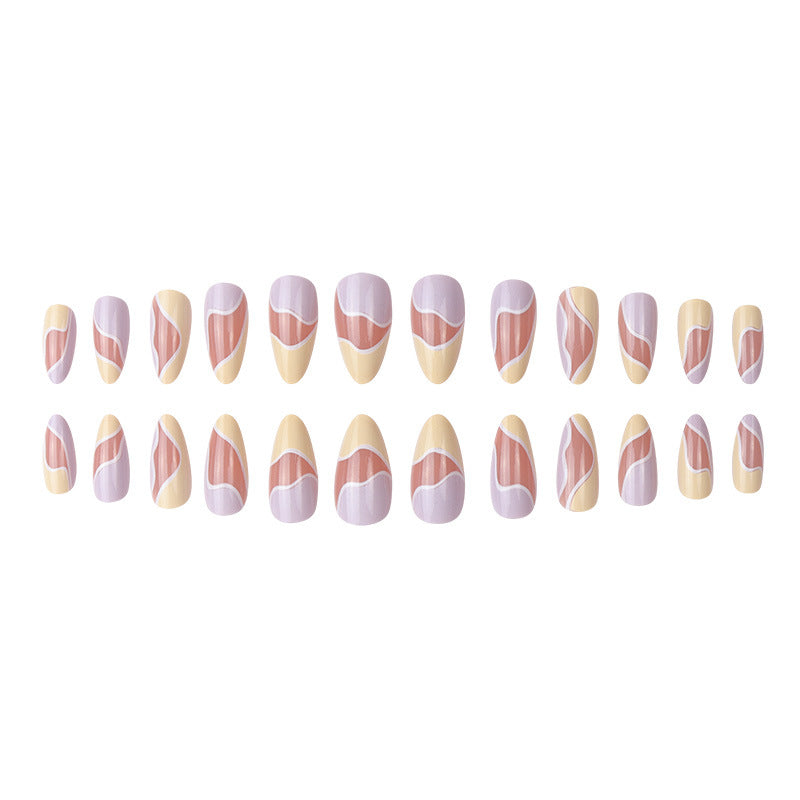 Artistic Abstract Nail Art Extensions Bowlift