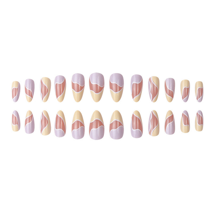 Artistic Abstract Nail Art Extensions Bowlift