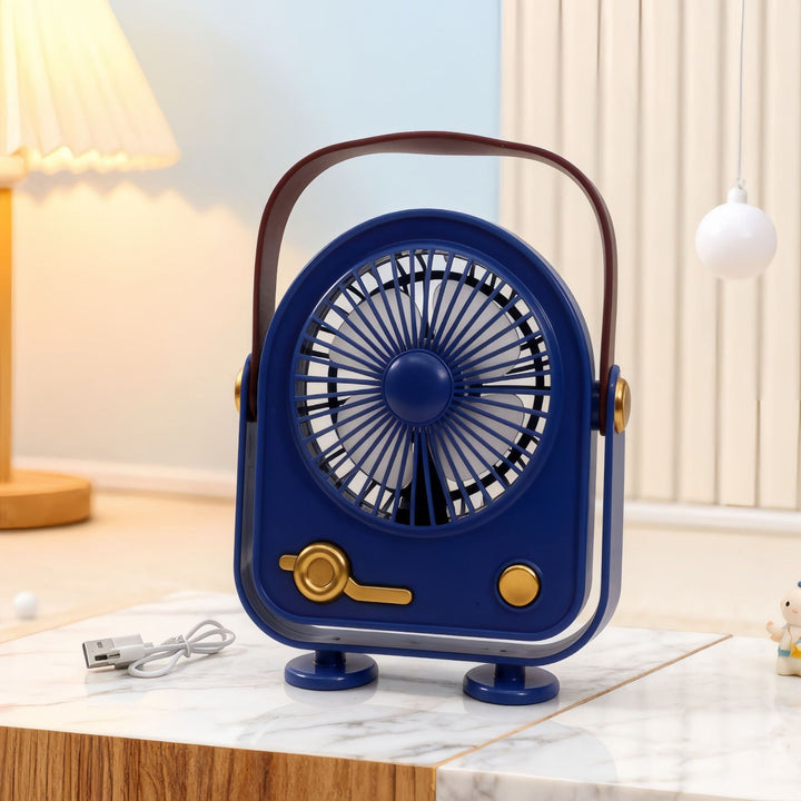 Ladies Portable Mini Fan with Flexible Handle and Innovative Design Bowlift