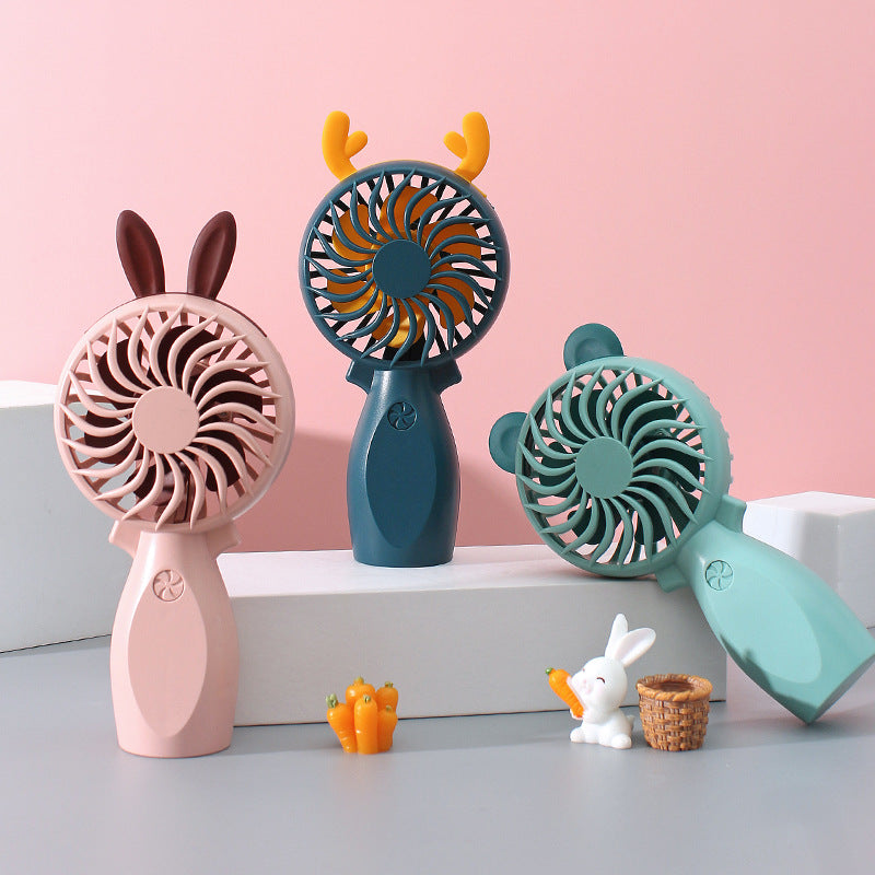 Unisex Cute Floral Design Desk Fan Bowlift
