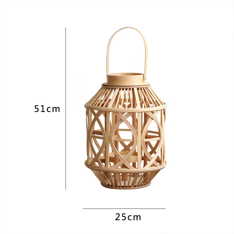 Decorative Rattan Pendant Lamp Bowlift