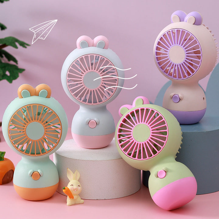 Ladies Portable Handheld Fan in Animal Design Bowlift