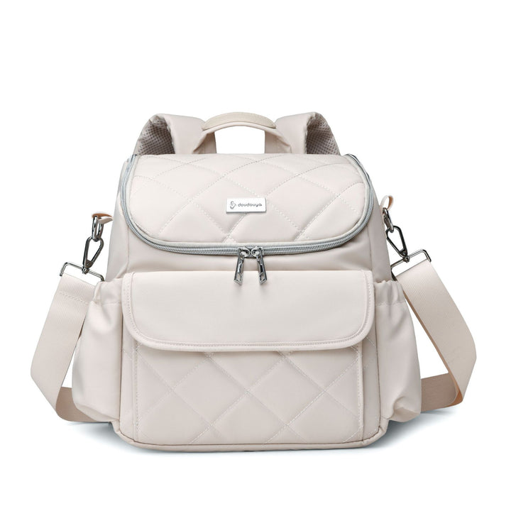 Elegant Quilted Travel Backpack Bowlift