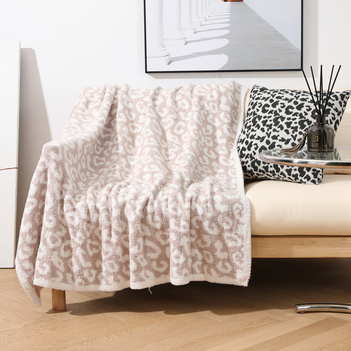 Luxury Leopard Print Throw Bowlift
