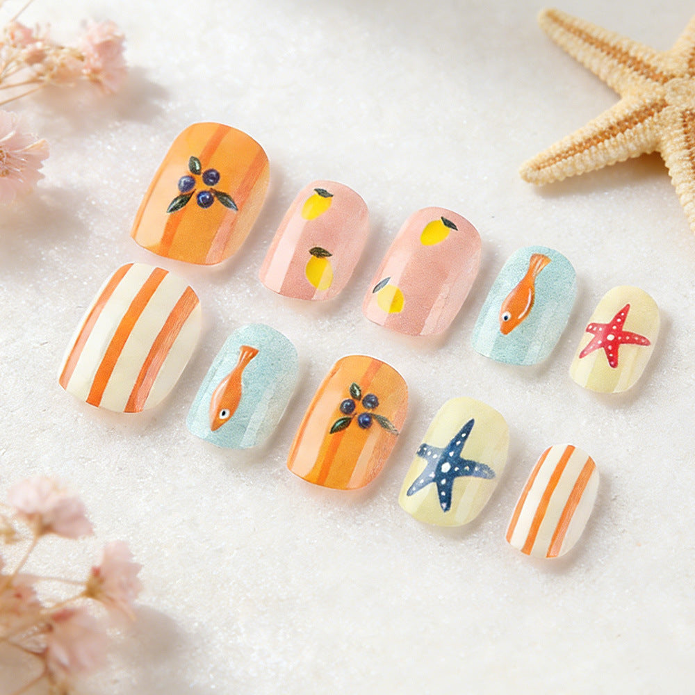 Themed Summer Nail Art Set Bowlift