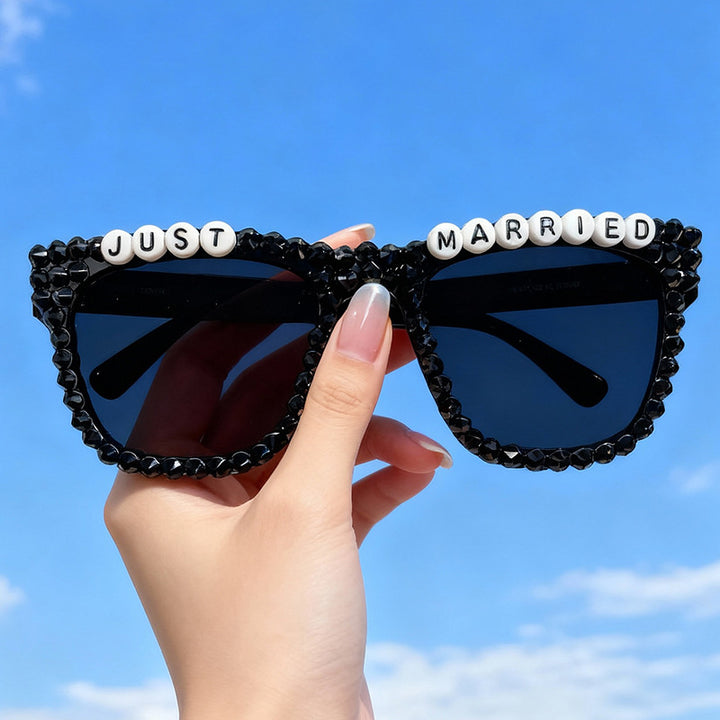 Fashionable Wedding-Themed Sunglasses Bowlift