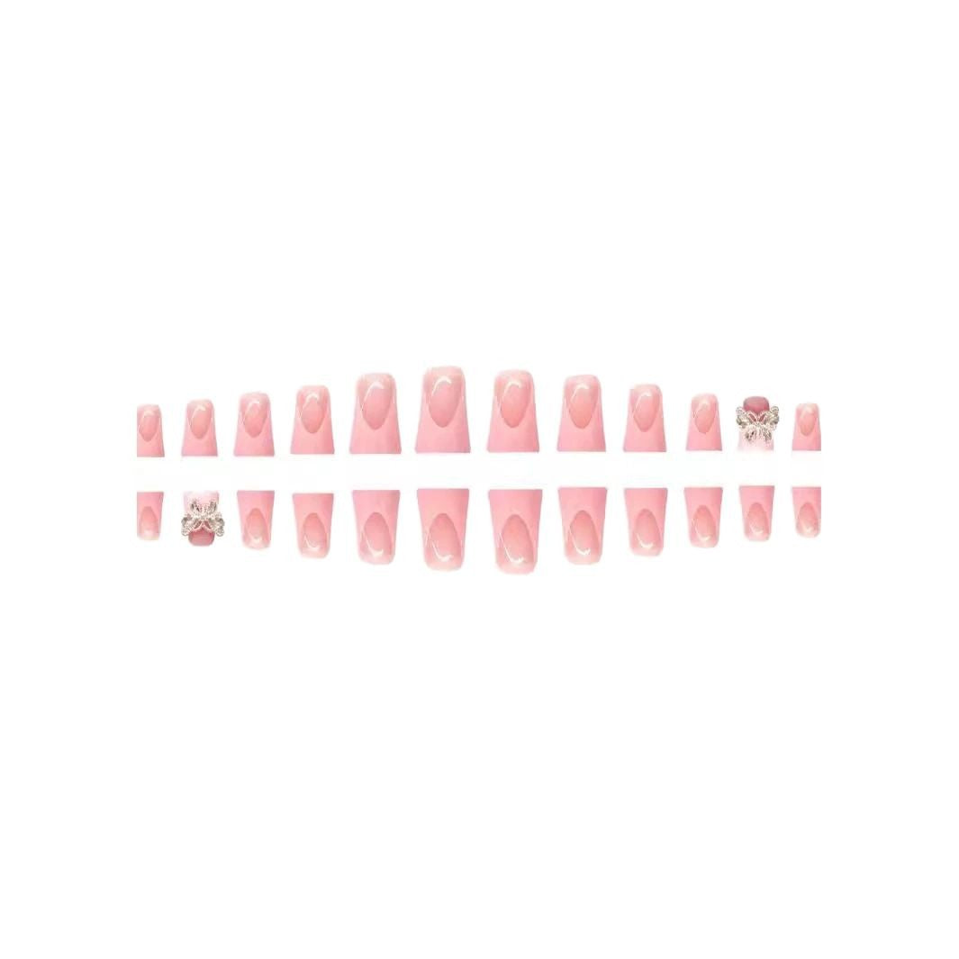 Elegant Acrylic Press-On Nail Art Bowlift