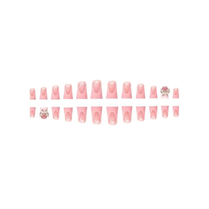 Elegant Acrylic Press-On Nail Art Bowlift