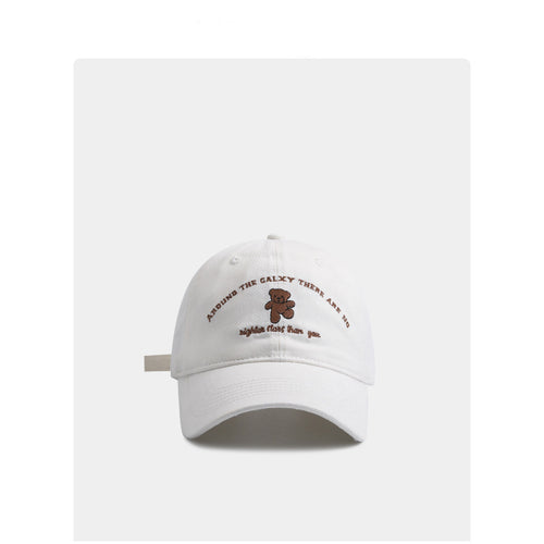 Cute Teddy Bear Embroidered Cap