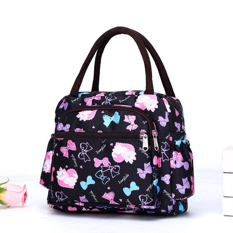 Cat Pattern Insulated Lunch Tote Bowlift