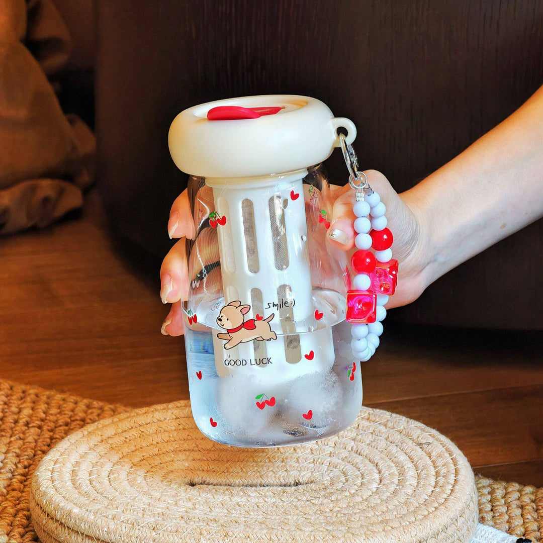 Ladies drinking container with unique design and integrated straw Bowlift