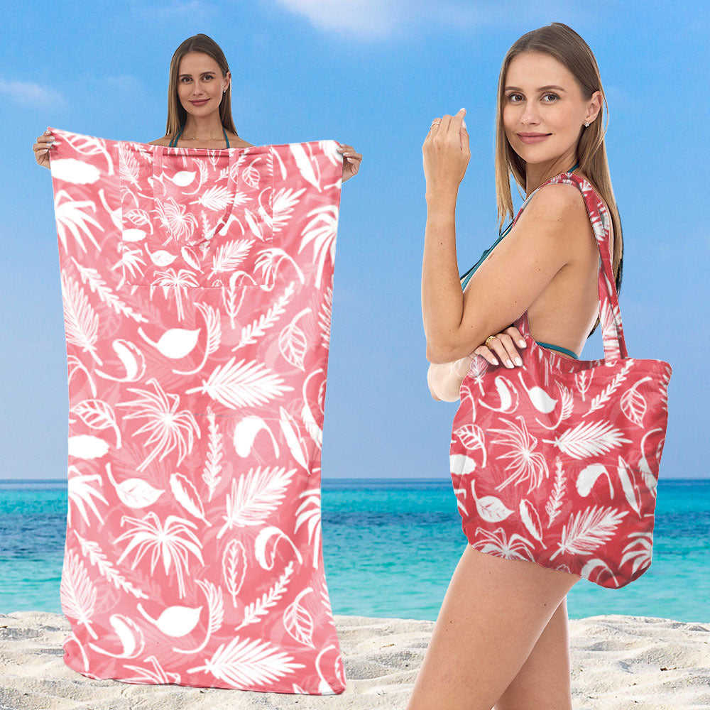 Beach towel with creative sea turtle pattern Bowlift
