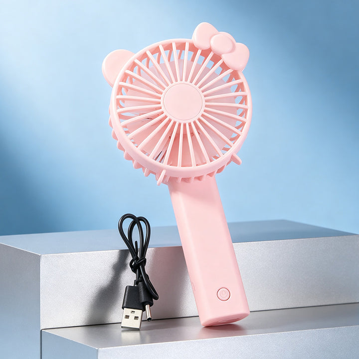 Ladies Portable Hand Fan Bowlift