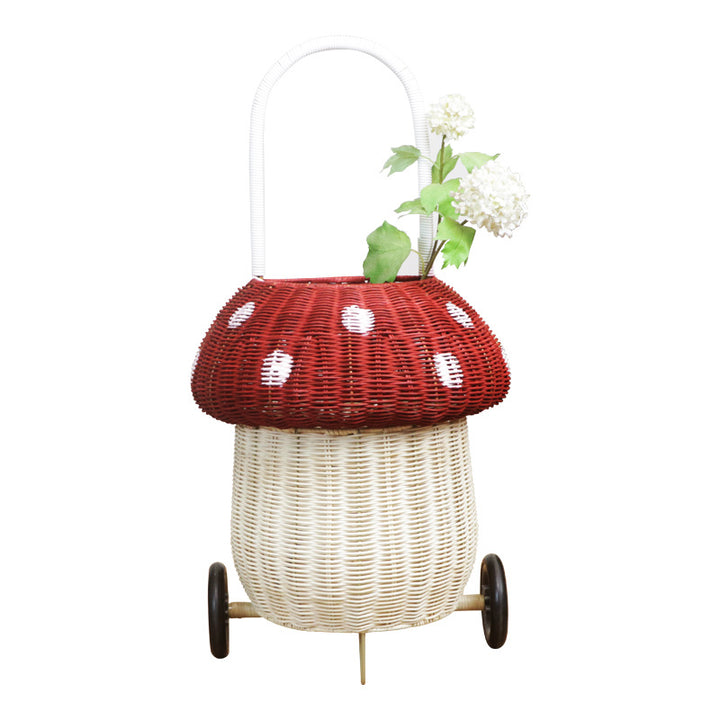 Decorative basket with wheels Bowlift
