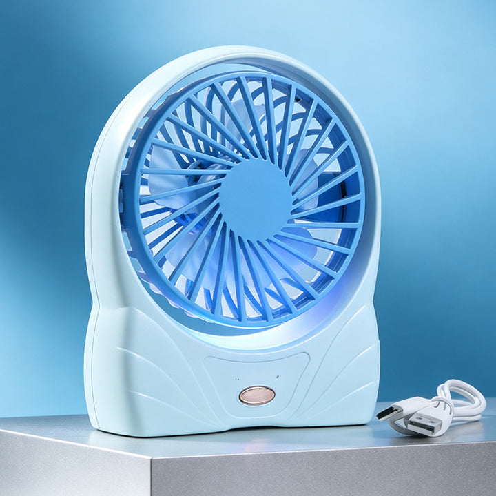 Women's portable table fan with LED display Bowlift