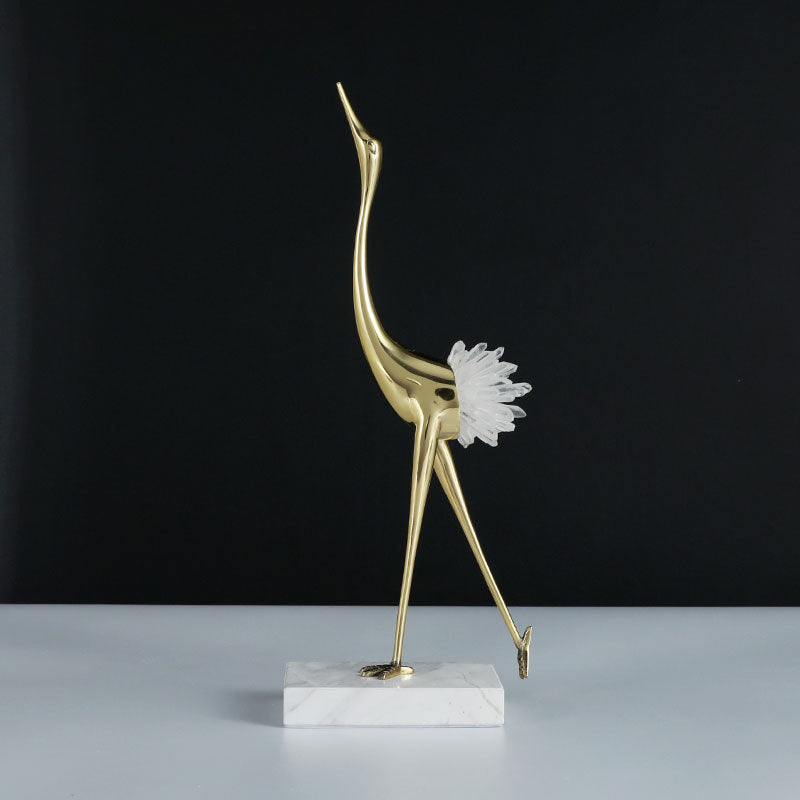 Elegant Decorative Bird Sculpture