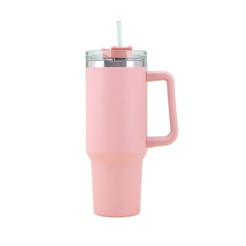 Women's Insulated Drinking Cup with Handle and Straw Bowlift