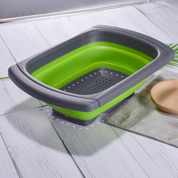Collapsible sieve and rinse bowl Bowlift