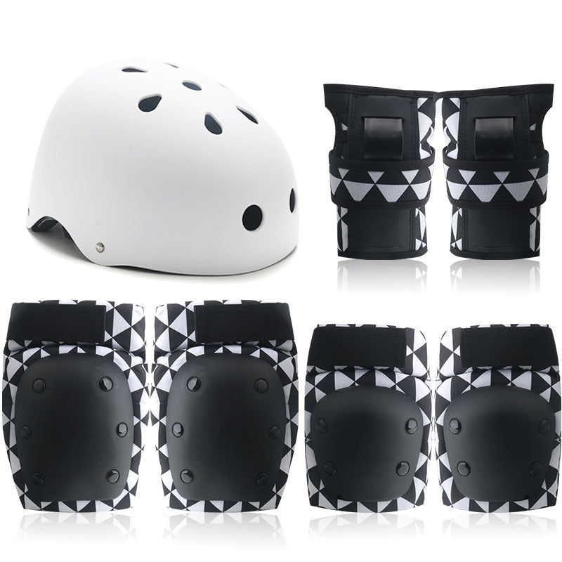 Safety Skating Helmet and Protective Gear Set Bowlift