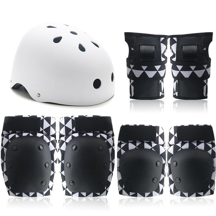 Safety Skating Helmet and Protective Gear Set Bowlift