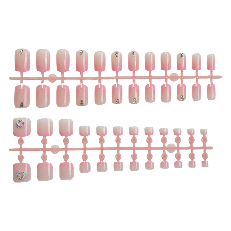 Premium Decorative Press-On Nail Kit with Unique Embellishments Bowlift
