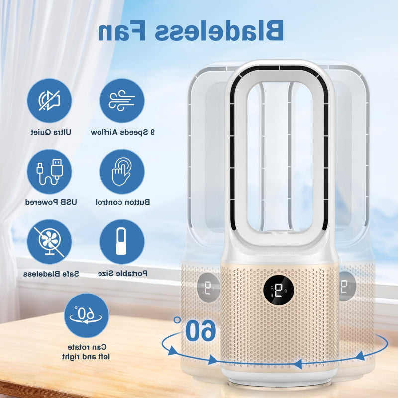 Unisex Portable Tower Fan with Innovative Wireless Technology Bowlift