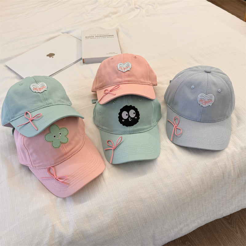 Women's Cute Embroidered Baseball Cap Bowlift