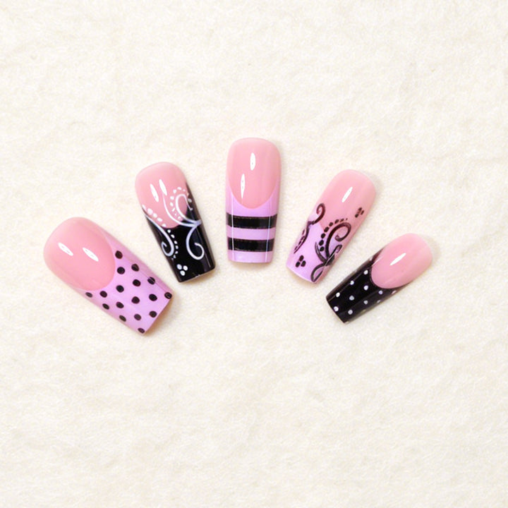Artistic Square Nail Design Set Bowlift