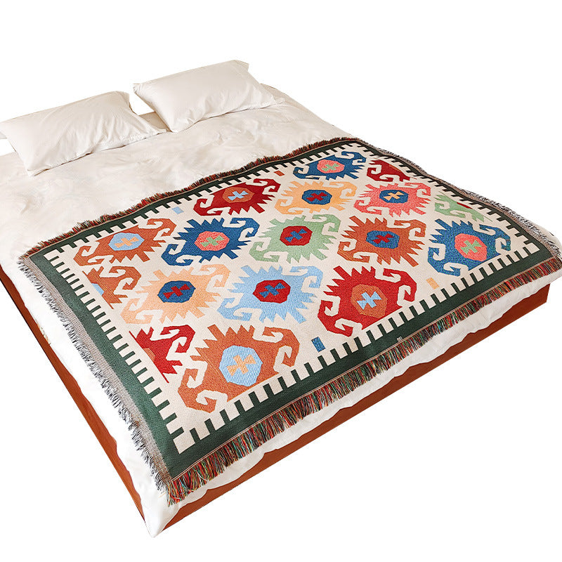 Bohemian Patterned Throw Blanket
