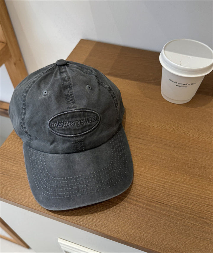 Men's Casual Distressed Cotton Baseball Cap Bowlift