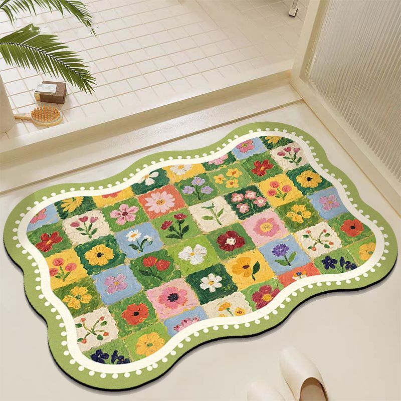 Floral Patchwork Area Rug
