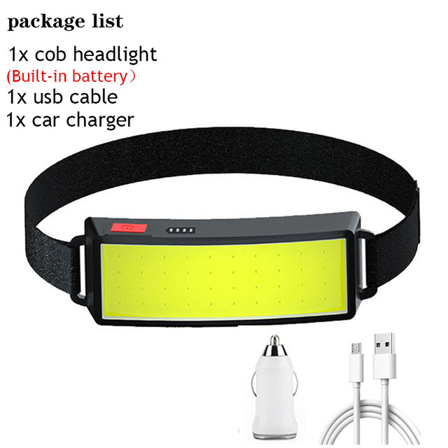 High-Powered LED Headband Flashlight Bowlift