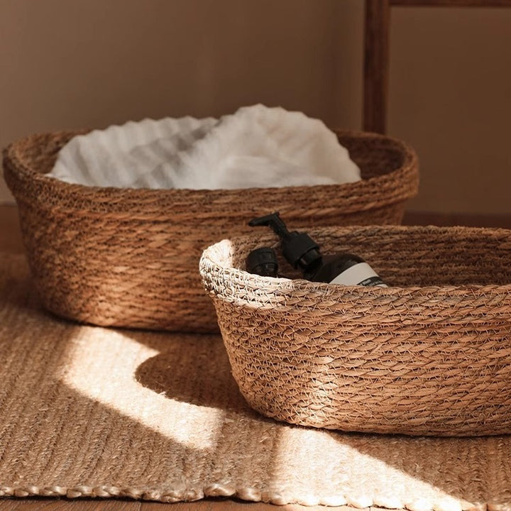 Handcrafted storage basket made of natural materials Bowlift