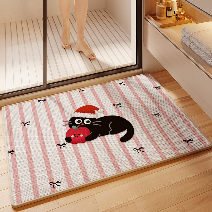Fun Cartoon Themed Bath Mat Bowlift