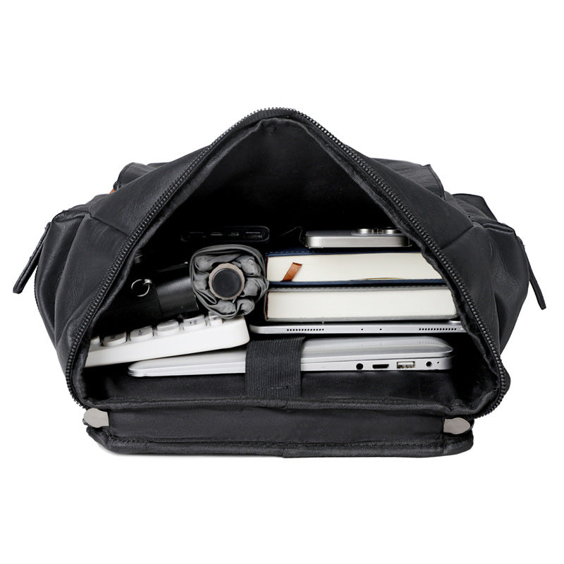 Elegant Backpack Made of Durable Synthetic Leather Bowlift