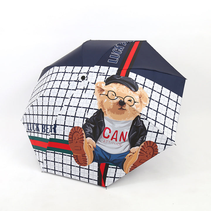 Ladies Elegant Umbrella with Unusual Pattern Mix Bowlift