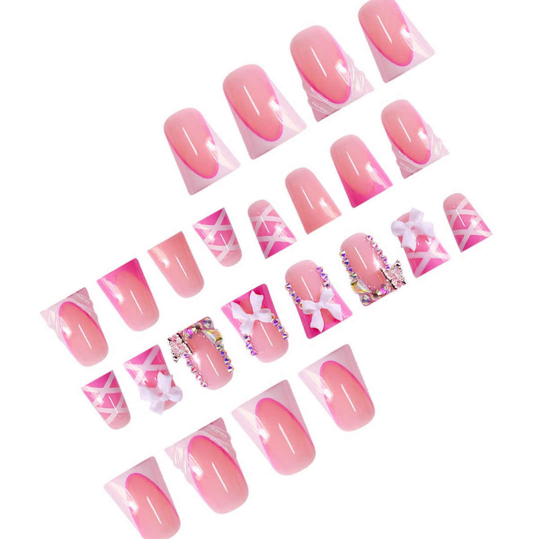 Decorative Press-On Nail Extensions Bowlift