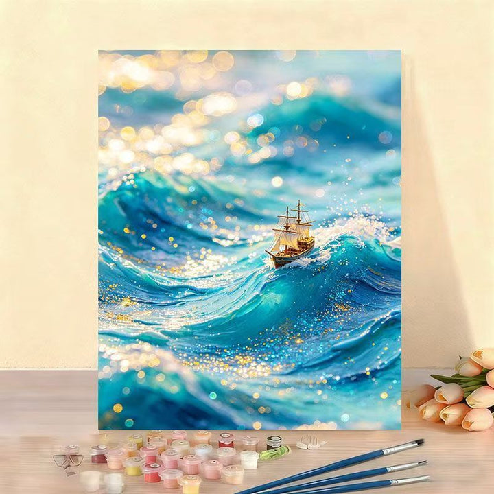 DIY Ocean Wave Painting Kit Bowlift