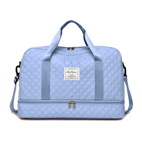 Quilted Travel Duffel Bag Bowlift