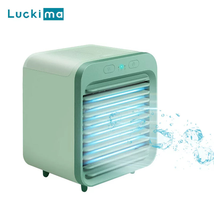 Unisex One Size ultra-compact personal microclimate cooler cube for the desk with refillable water tank adjustable air guide vanes whisper-quiet USB-powered fan Bowlift