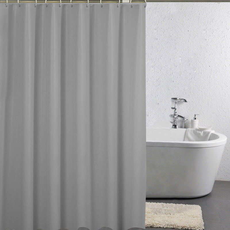 Translucent Shower Privacy Curtain Bowlift