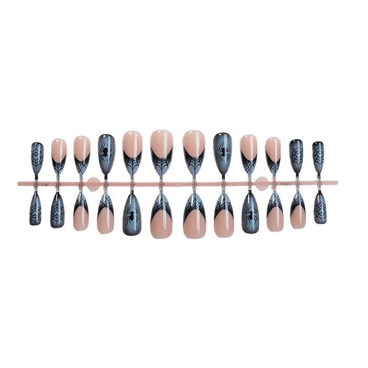 Spider-Themed Press-On Nail Set Bowlift