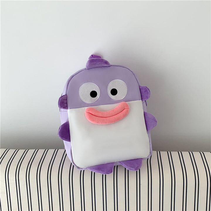 Plush Cartoon Character Backpack
