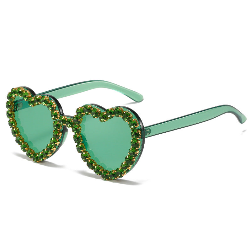 Heart-Shaped Glamorous Sunglasses Bowlift