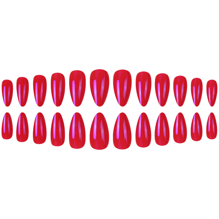 Glossy Stiletto Press-On Nails Bowlift