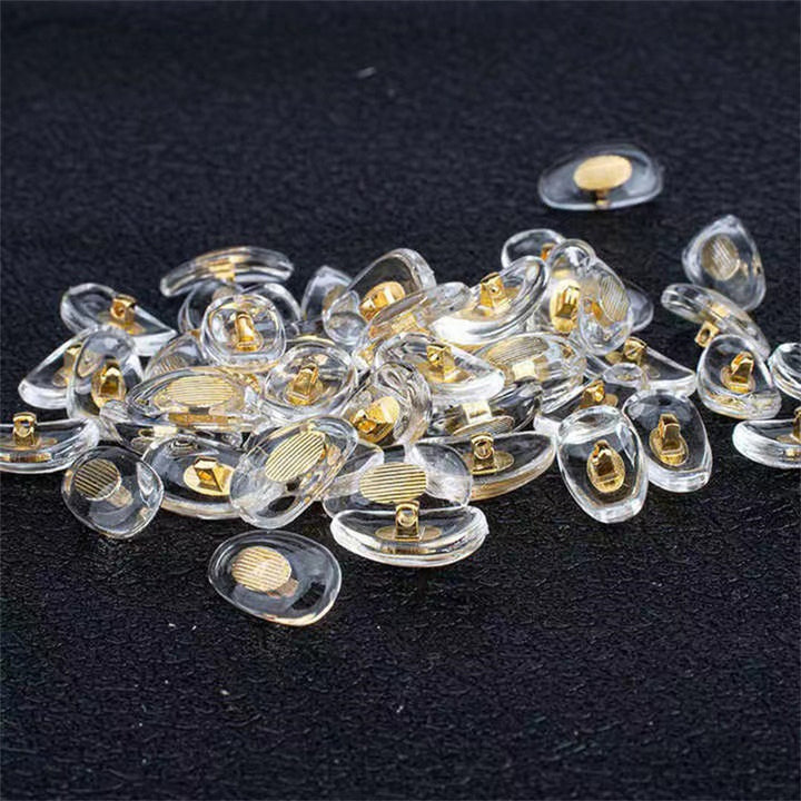 Eyewear Nose Pad Inserts with Gold Support Bowlift