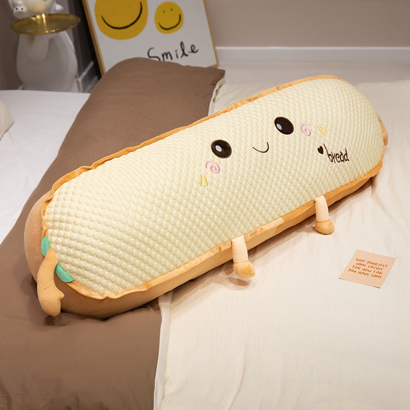 Plush Sandwich Cushion with Sweet Design Bowlift